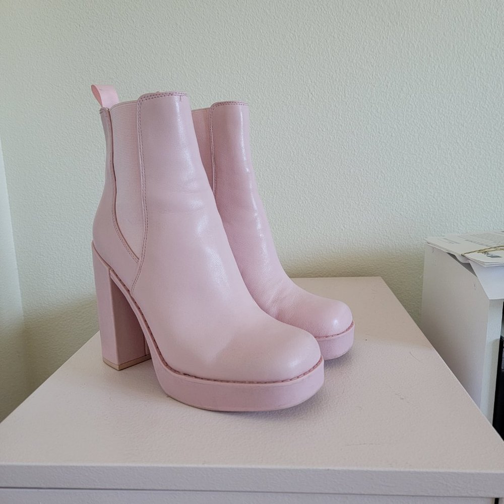 Steve Madden Triple Pink Leather Boot